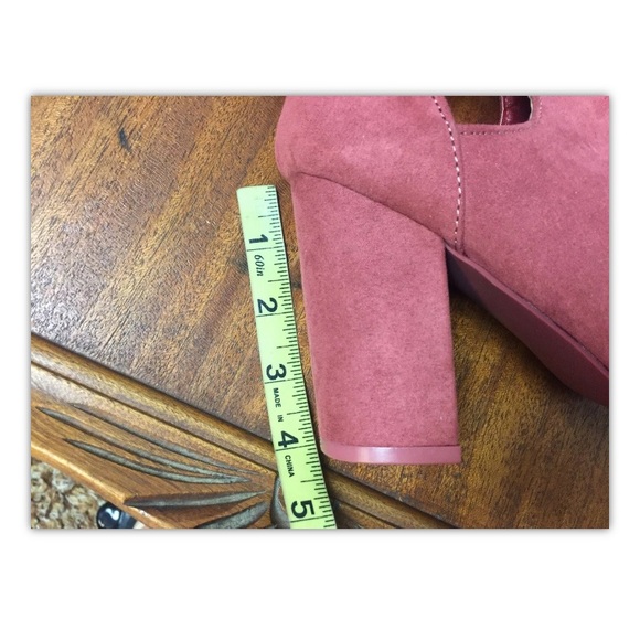 JustFab, Women, heels 4.5”, pink,fabric, size7.5.: - Picture 10 of 11